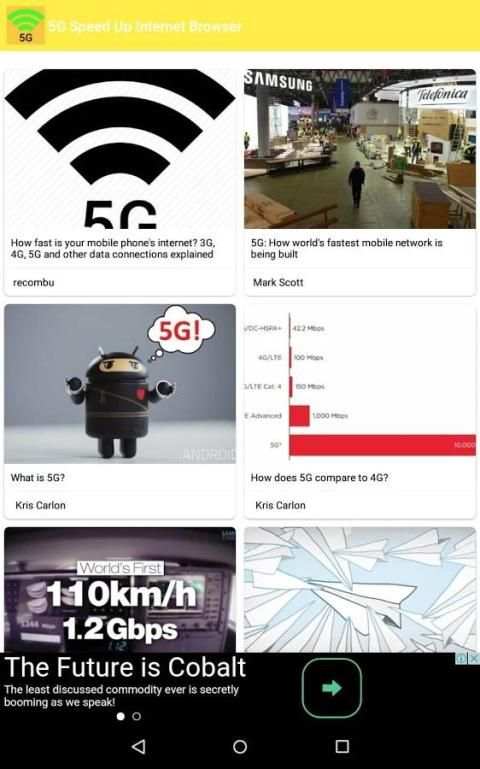 5G Speed Up Internet Browser screenshot 1