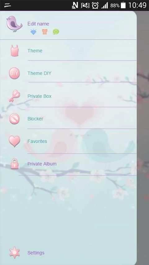 Sweet Valentines GO SMS screenshot 3