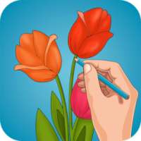 How to Draw Flowers on 9Apps