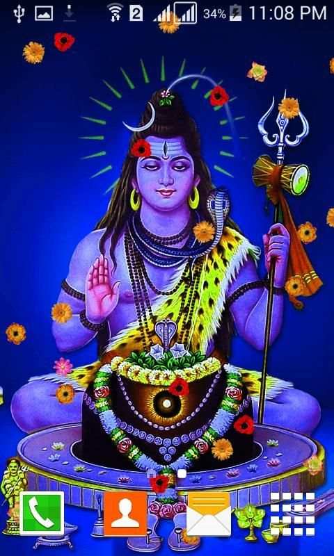 Lord Shiva Real Live Wallpaper скриншот 2