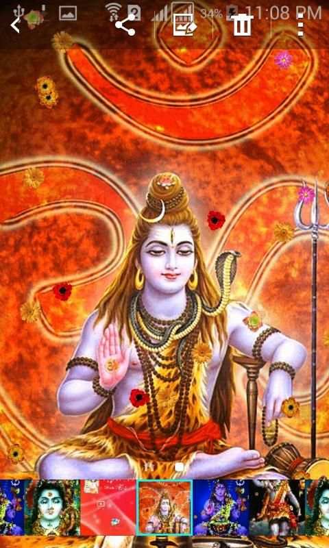 Lord Shiva Real Live Wallpaper скриншот 4