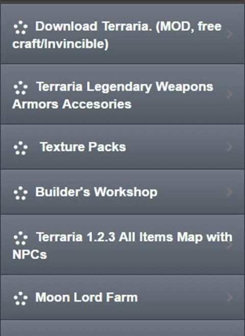 Mods for Terraria скриншот 1