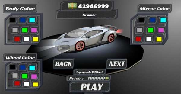 NFS Ultimate Racer - Rush स्क्रीनशॉट 1