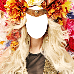 Woman Hair Flowers Editor icon