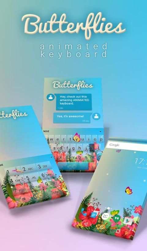 Kupu-kupu Animasi Papan Tuts screenshot 6