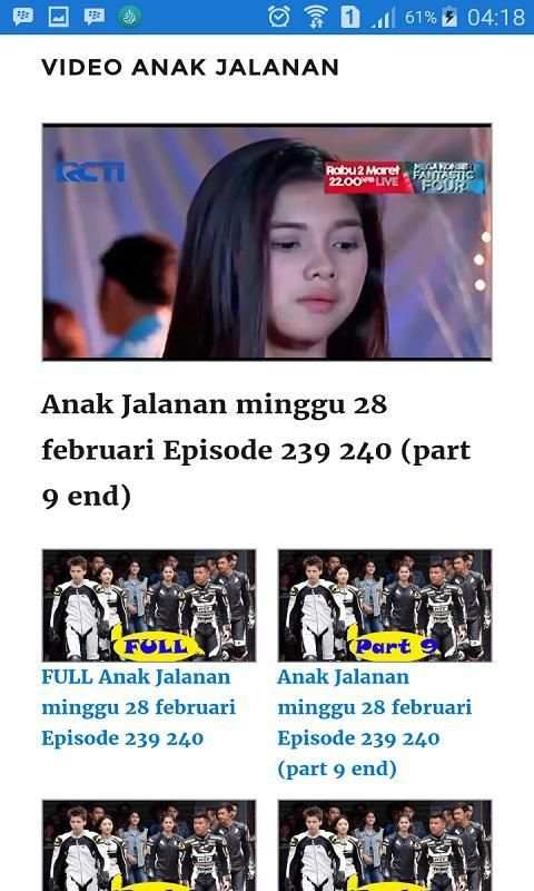 video sinetron anak jalanan screenshot 1