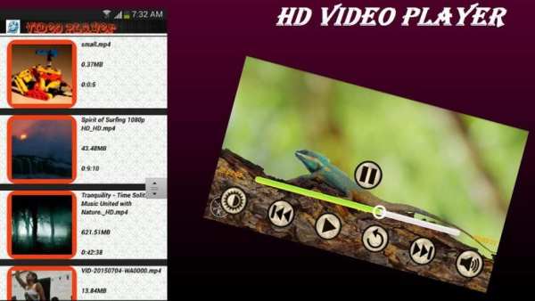 MP4 AVI 3GP HD Video Player स्क्रीनशॉट 6