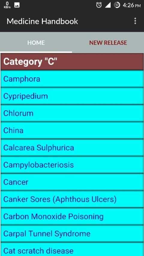 Medicine Handbook скриншот 3