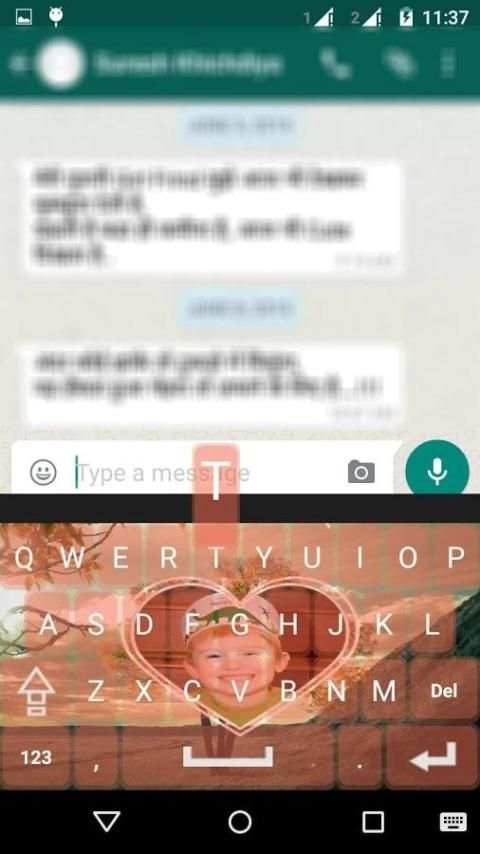 My Love Photo Keyboard скриншот 1
