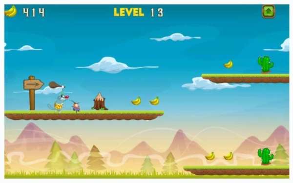 Oggy Adventure Temple Run स्क्रीनशॉट 1
