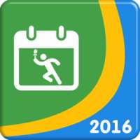 Schedule for Rio 2016 Games आइकन