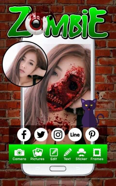 Zombie Face Photo Maker screenshot 2