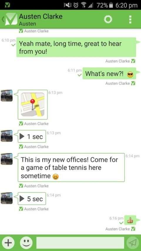 Vmail - text & voice messenger screenshot 4