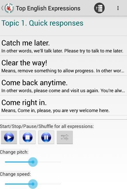 शीर्ष अंग्रेज़ी भाव स्क्रीनशॉट 2