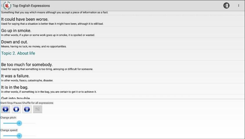 शीर्ष अंग्रेज़ी भाव स्क्रीनशॉट 10