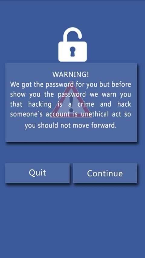 FB Пароль Hacker Шутки скриншот 1