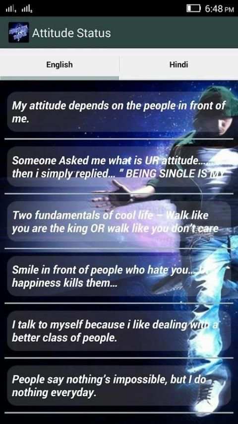 attitude status screenshot 5