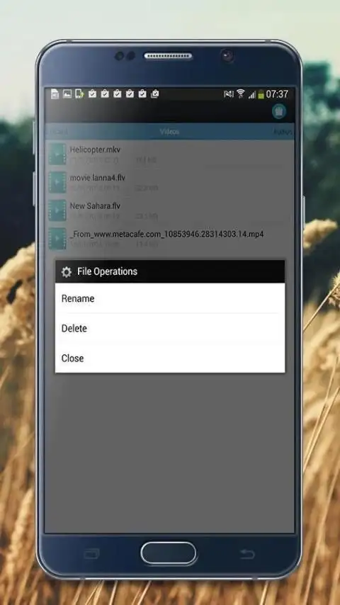 HD Video Player for Android 1 تصوير الشاشة