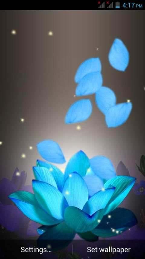 3D Flower Petal Wallpaper स्क्रीनशॉट 3