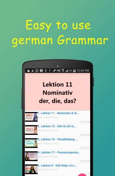 1000 Videos A2 Deutsch lernen screenshot 1