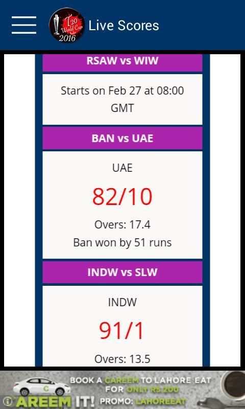 T20 Cricket World Cup 2016 स्क्रीनशॉट 6