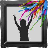 لون دفقة إطارات محرر الصور