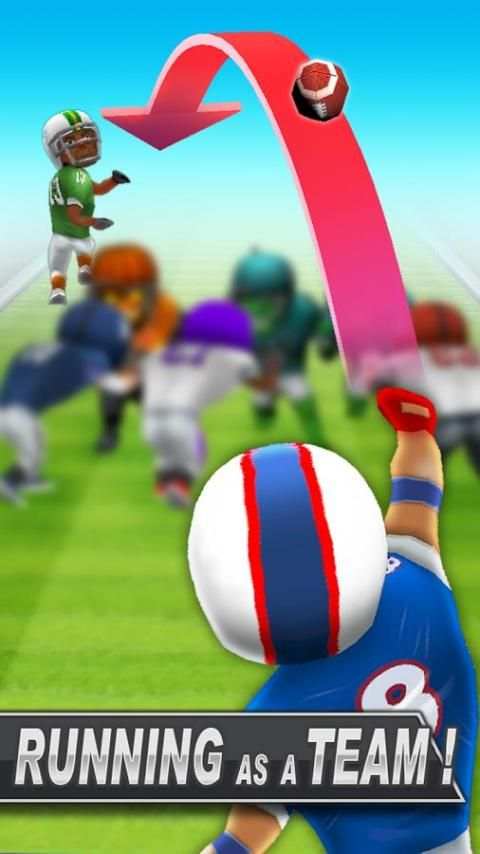 TouchDown Rush : Football Run 4 تصوير الشاشة