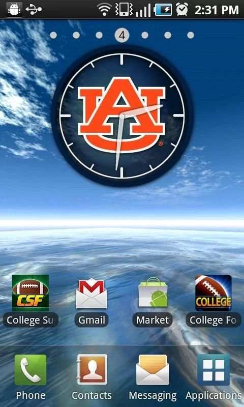 Auburn Tigers Live Clock скриншот 8