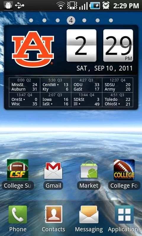 Auburn Tigers Live Clock скриншот 10
