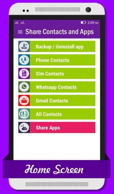 Backup Apps and Share Contacts screenshot 8