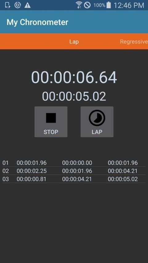 My Chronometer 4 تصوير الشاشة