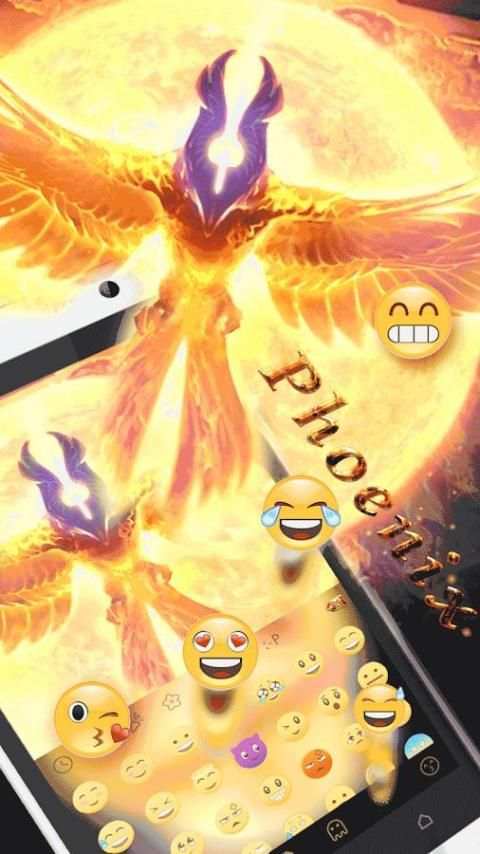 Phoenix Emoji Kika Keyboard screenshot 6