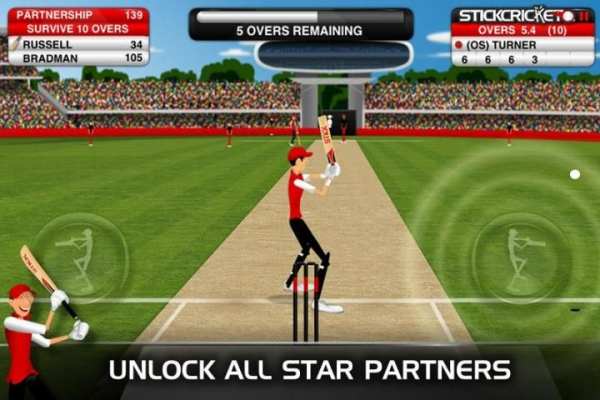 Stick Cricket Partnerships स्क्रीनशॉट 1