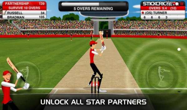 Stick Cricket Partnerships स्क्रीनशॉट 6