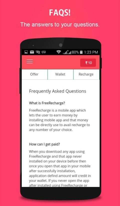 Free Recharge - Earn TalkTime скриншот 1