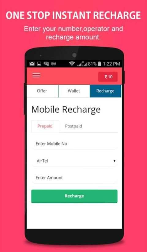 Free Recharge - Earn TalkTime скриншот 3