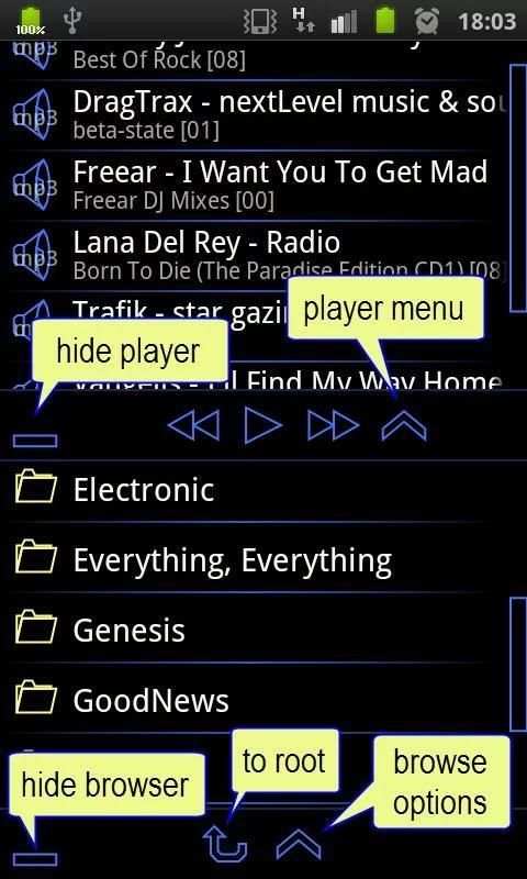 Trax Music Player स्क्रीनशॉट 6