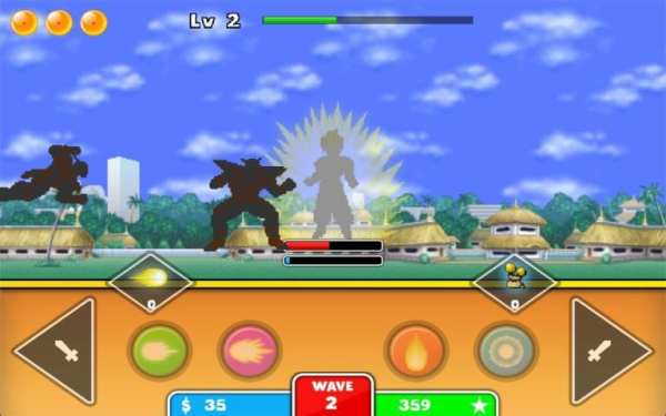 Goku Saiyan Warrior 2 تصوير الشاشة