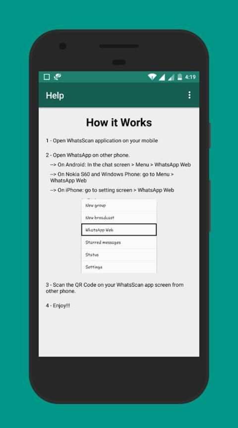 WhatsWeb Messenger screenshot 3