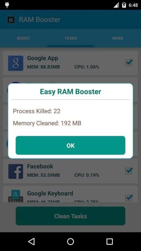 RAM Booster Smart स्क्रीनशॉट 2