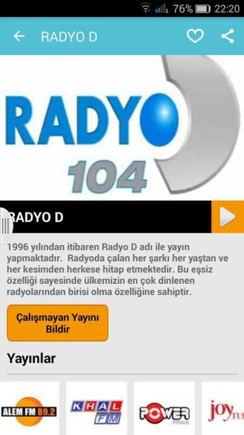 Popüler Radyo ve Canlı Tv screenshot 7