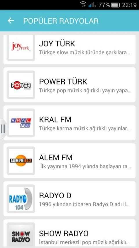 Popüler Radyo ve Canlı Tv screenshot 4
