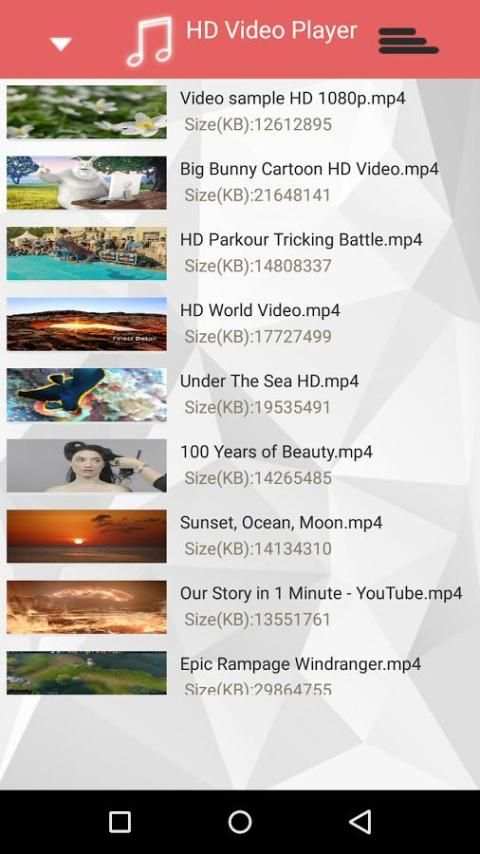 Full HD Video Movies Player screenshot 2