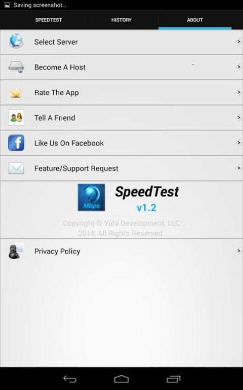 Internet Speed Test 1 تصوير الشاشة