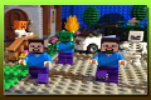Slide Puzzle Lego Minecraft screenshot 1