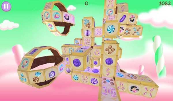 Sweet Candy Mahjong screenshot 1