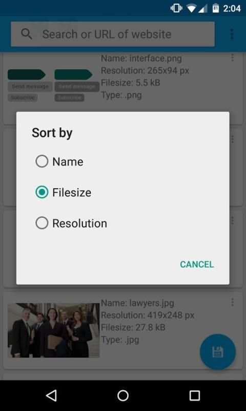 Picture Downloader 1 تصوير الشاشة