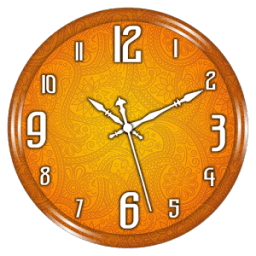 ikon Orange Clock Live Wallpaper