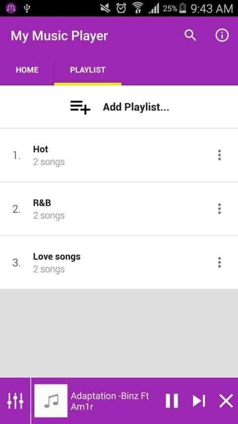 My Music Player स्क्रीनशॉट 6