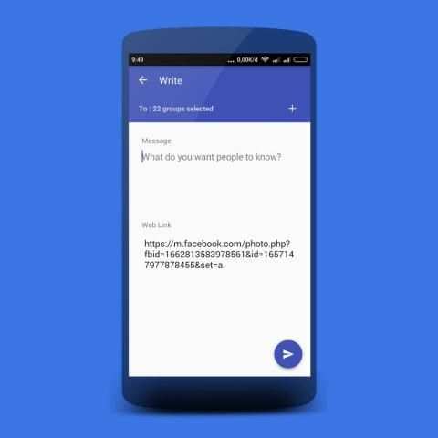 Sharing Post Facebook Groups screenshot 4